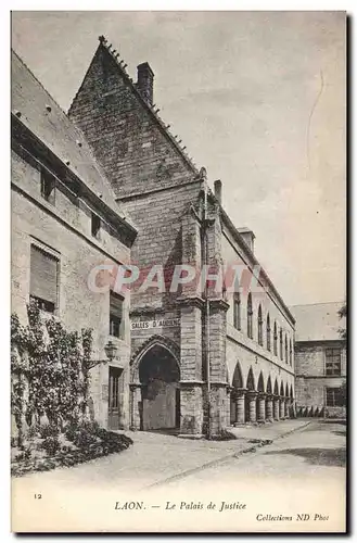 Ansichtskarte AK Palais de justice Laon