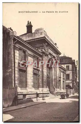 Cartes postales Palais de justice Montbeliard