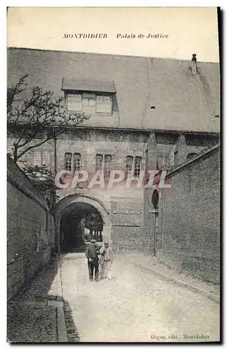 Cartes postales Palais de justice Montdidier