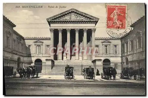 Cartes postales Palais de justice Montpellier