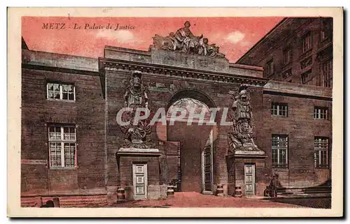 Cartes postales Palais de justice Metz