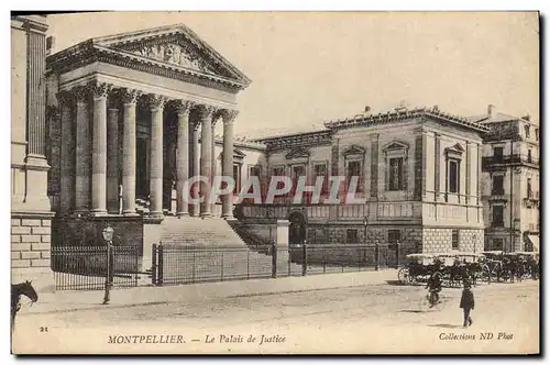 Cartes postales Palais de justice Montpellier