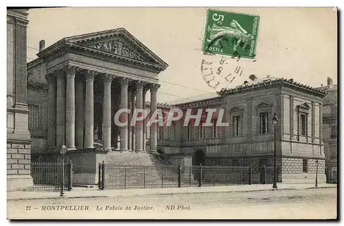 Cartes postales Palais de justice Montpellier