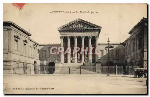 Cartes postales Palais de justice Montpellier