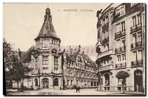 Cartes postales Palais de justice Mulhouse Tribunal