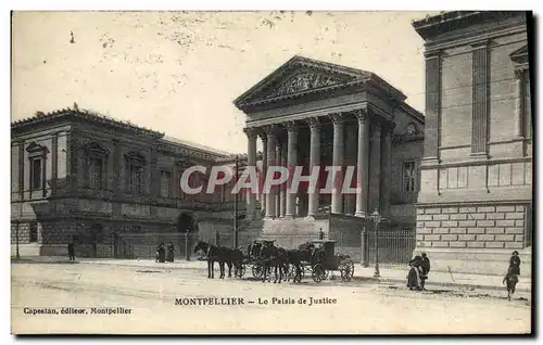 Cartes postales Palais de justice Montpellier