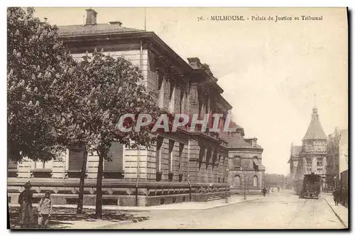 Cartes postales Palais de justice et Tribunal Mulhouse