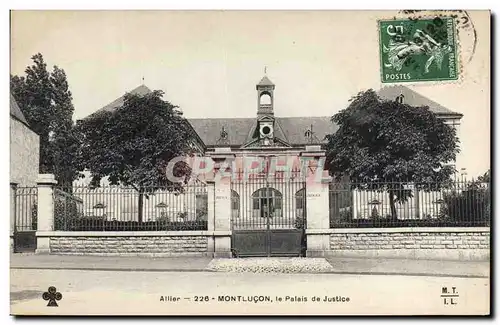 Cartes postales Palais de justice Montlucon