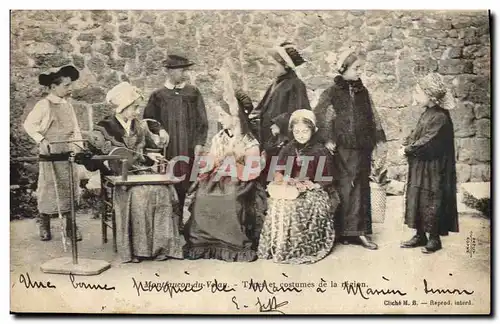 Cartes postales Folklore Montfaucon du Velay