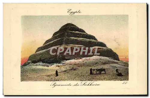 Cartes postales Egypt Egypte Pyramide de Sakkara