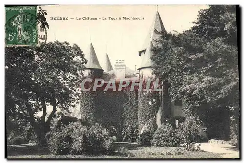 Cartes postales Chateau Seilhac La tour a machicoulis