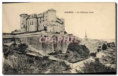 Cartes postales Chateau fort Saumur