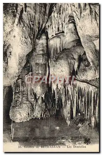 Ansichtskarte AK Grotte Grottes de Betharram Les dentelles