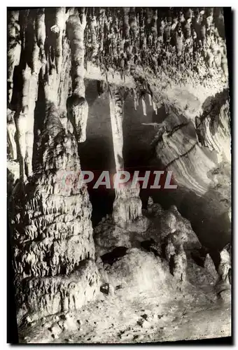 Moderne Karte Grotte Grottes d'Arcy sur cure Le calvaire vu par derriere