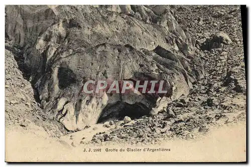 Cartes postales Grotte du glacier d'Argentieres Grottes