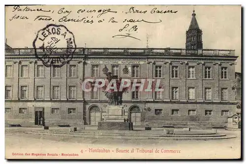 Cartes postales Palais de Justice Montauban Bourse & Tribunal de Commerce