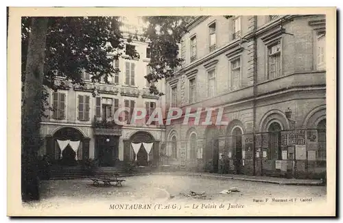 Ansichtskarte AK Palais de Justice Montauban