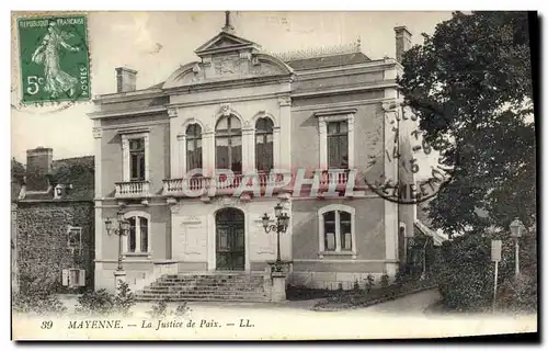 Ansichtskarte AK Palais de Justice Mayenne La justice de Paix