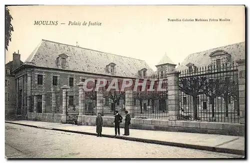 Cartes postales Palais de Justice Moulins