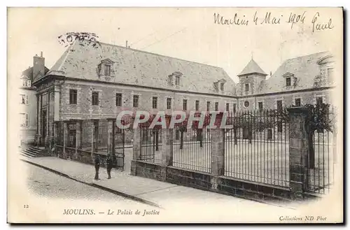 Cartes postales Palais de Justice Moulins