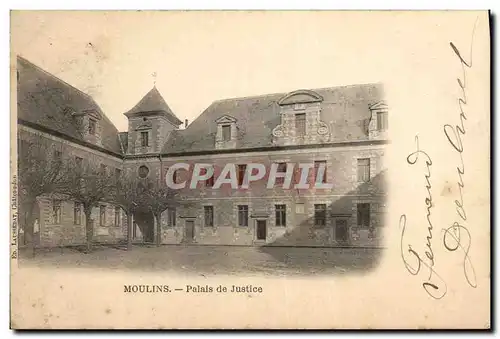 Cartes postales Palais de Justice Moulins