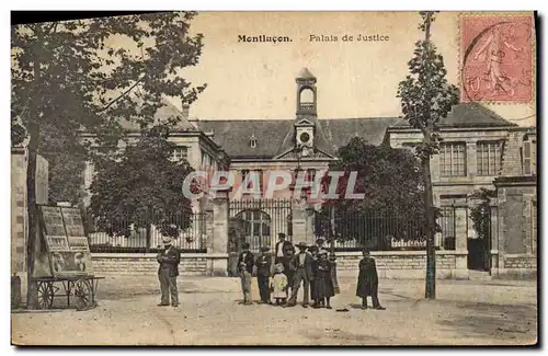 Cartes postales Palais de Justice Montlucon Enfants