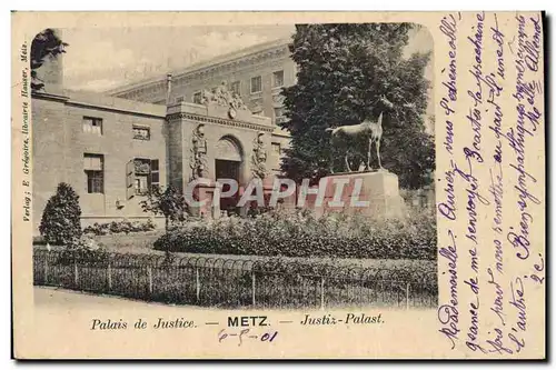 Cartes postales Palais de Justice Metz