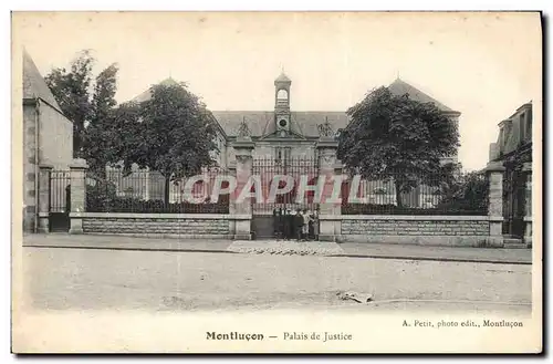 Cartes postales Palais de Justice Montlucon