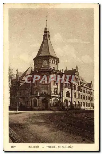 Cartes postales Palais de Justice Mulhouse Tribunal de Bailliage