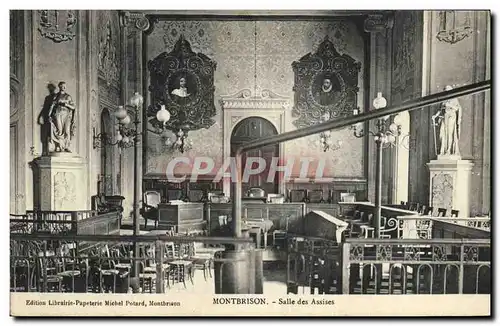 Cartes postales Palais de Justice Montbrison Salle des Assises