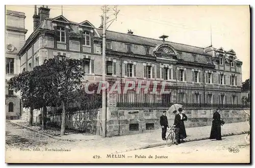 Cartes postales Palais de Justice Melun