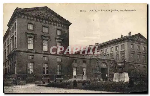 Cartes postales Palais de Justice Vue d'ensemble Metz