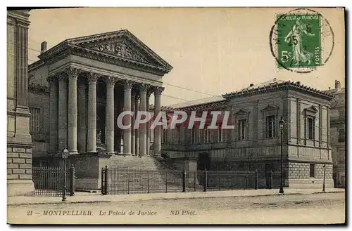 Cartes postales Palais de Justice Montpellier