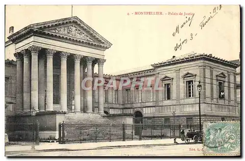 Cartes postales Montpellier palais de justice