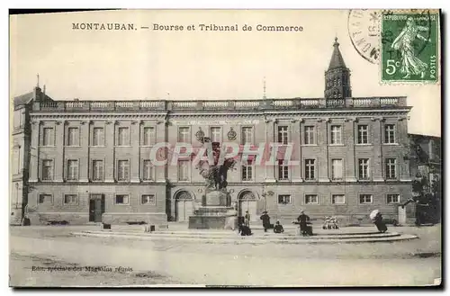Cartes postales Montauban Bourse et Tribunal de commerce