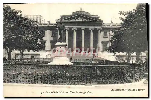 Cartes postales Marseille palais de justice