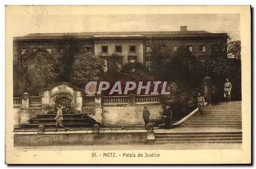Ansichtskarte AK Metz palais de justice