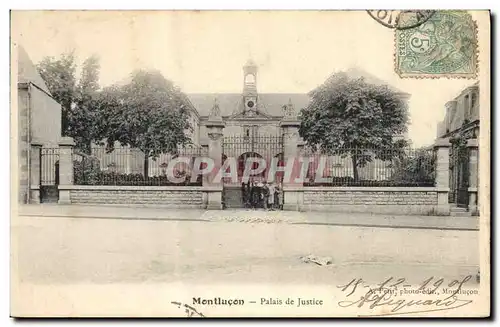 Cartes postales Montlucon palais de justice