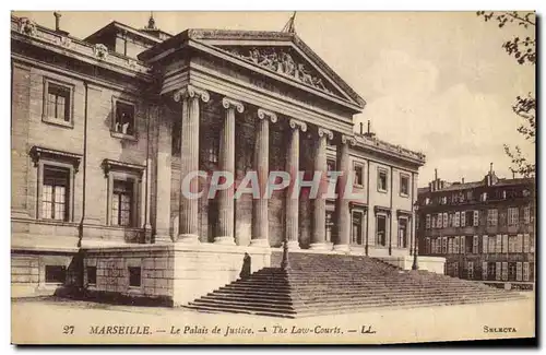 Ansichtskarte AK Marseille le palais de justice