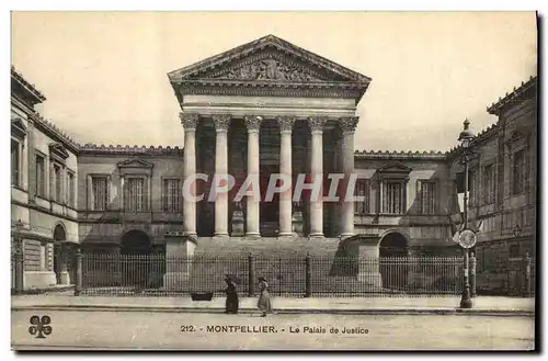 Cartes postales Montpellier le palais de justice