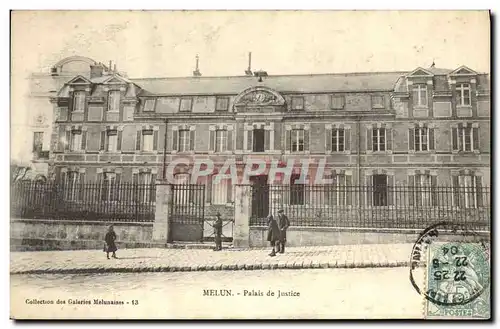 Cartes postales Melun palais de justice