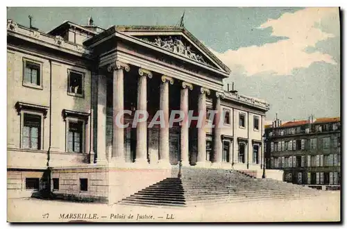 Cartes postales Marseille palais de justice