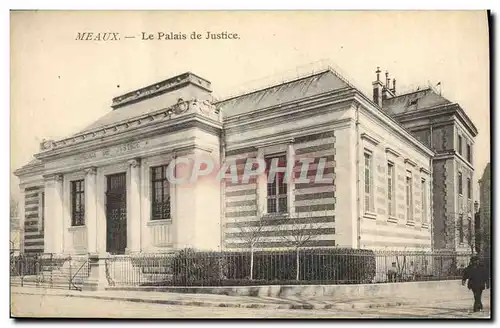 Cartes postales Meaux le palais de justice