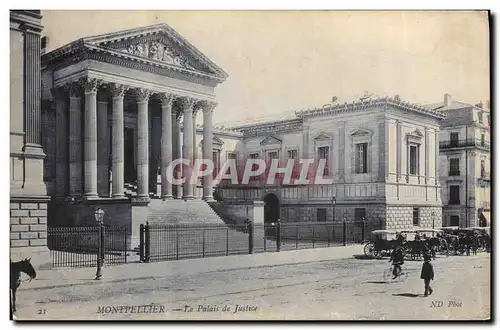 Cartes postales Montpellier le palais de justice