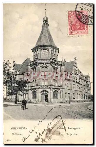 Cartes postales Mulhouse palais de justice