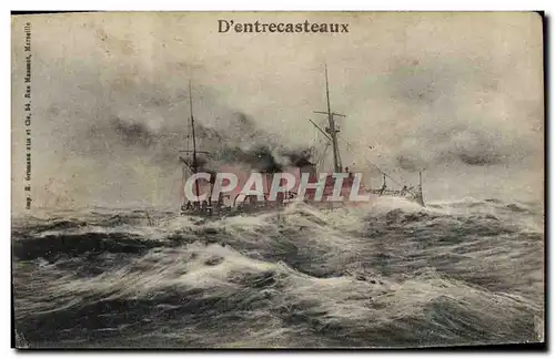 Ansichtskarte AK Bateau de Guerre D'Entrecasteaux