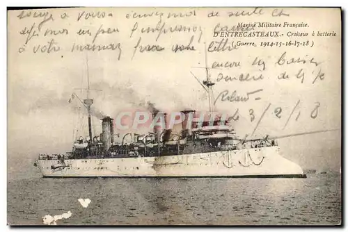 Cartes postales Bateau de Guerre D'Entrecasteaux Croiseur a batterie