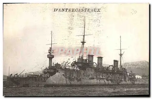 Cartes postales Bateau de Guerre D'Entrecasteaux