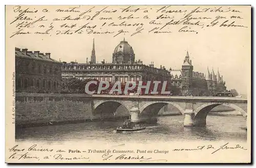 Cartes postales Prefecture Paris Tribunal de Commerce Pont au change