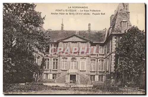 Cartes postales Pont L'Eveque La Sous Prefecture Ancien Hotel de Bailly